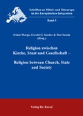 Cover: Religion zwischen Kirche, Staat und Gesellschaft - Religion between Church, State and Society - Kovac, Dr. Verlag