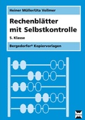 Cover: Rechenbl&auml;tter mit Selbstkontrolle - 5. Klasse - Persen Verlag in der AAP Lehrerwelt GmbH