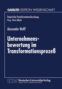 Abbildung von: Unternehmensbewertung im Transformationsprozeß - Deutscher Universitätsverlag