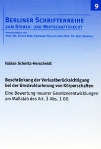 Abbildung von: Beschränkung der Verlustberücksichtigung bei der Umstrukturierung von Körperschaften - Shaker