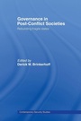 Cover: Governance in Post-Conflict Societies - Routledge