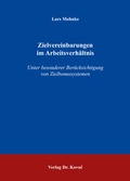 Cover: Zielvereinbarungen im Arbeitsverh&auml;ltnis - Kovac, Dr. Verlag