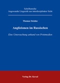 Cover: Anglizismen im Russischen - Kovac, Dr. Verlag