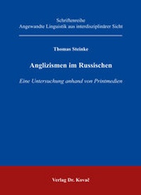 Abbildung von: Anglizismen im Russischen - Kovac, Dr. Verlag