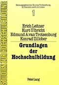 Cover: Grundlagen der Hochschulbildung - Peter Lang Verlag