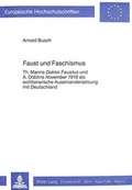 Cover: Faust und Faschismus - Peter Lang Verlag