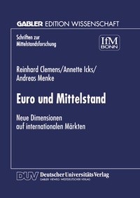 Abbildung von: Euro und Mittelstand - Deutscher Universitätsverlag
