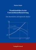 Cover: Wandelanleihen in der Unternehmensfinanzierung - Kovac, Dr. Verlag