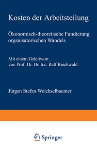 Abbildung von: Kosten der Arbeitsteilung - Deutscher Universitätsverlag