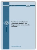 Cover: Verankerung von aufgeklebten Stahllaschen im Bereich von Biegemomenten mit wechselnden Vorzeichen. - Fraunhofer IRB Verlag