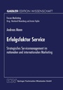Cover: Erfolgsfaktor Service - Deutscher Universitätsverlag