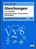 Cover: Gleichungen - 7./8. Klasse - Persen Verlag in der AAP Lehrerwelt GmbH