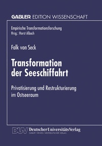 Enlarge image Cover: Transformation der Seeschiffahrt - Deutscher Universitätsverlag