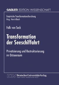Enlarge image Cover: Transformation der Seeschiffahrt - Deutscher Universitätsverlag