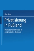 Cover: Privatisierung in Ru&szlig;land - Deutscher Universit&auml;tsverlag