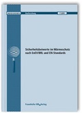 Cover: Sicherheitsbeiwerte im W&auml;rmeschutz nach EnEV/BRL und EN-Standards. - Fraunhofer IRB Verlag