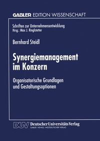Bild vergrößern Bild: Synergiemanagement im Konzern - Deutscher Universitätsverlag