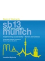 Cover: Implementing Sustainability - Barriers and Chances - Fraunhofer IRB Verlag