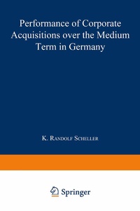 Abbildung von: Performance of Corporate Acquisitions over the Medium Term in Germany - Deutscher Universitätsverlag