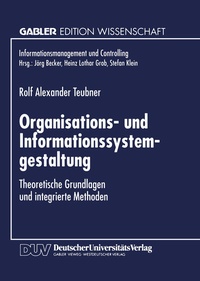 Enlarge image Cover: Organisations- und Informationssystemgestaltung - Deutscher Universitätsverlag