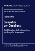 Cover: Simulation der &Ouml;kobilanz - Deutscher Universit&auml;tsverlag