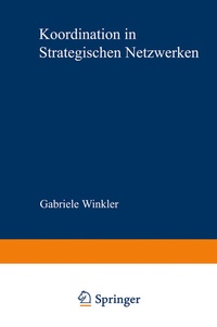 Abbildung von: Koordination in strategischen Netzwerken - Deutscher Universitätsverlag