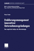 Cover: Etablierungsmanagement innovativer Unternehmensgr&uuml;ndungen - Deutscher Universit&auml;tsverlag