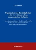 Bild: Organisation und Zuständigkeiten beim Verwaltungsvollzug im europäischen Stoffrecht - Kovac, Dr. Verlag