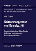 Cover: Krisenmanagement und Komplexit&auml;t - Deutscher Universit&auml;tsverlag