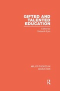 Cover: Gifted and Talented Education: v. 3 - Routledge