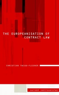 Abbildung von: The Europeanisation of Contract Law - Routledge Cavendish