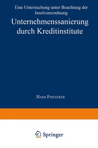 Abbildung von: Unternehmenssanierung durch Kreditinstitute - Deutscher Universitätsverlag