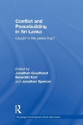 Cover: Conflict and Peacebuilding in Sri Lanka - Routledge