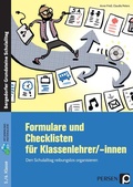 Cover: Formulare und Checklisten f&uuml;r Klassenlehrer - Persen Verlag in der AAP Lehrerwelt GmbH