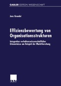 Cover: Effizienzbewertung von Organisationsstrukturen - Deutscher Universit&auml;tsverlag