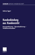 Cover: Kundenbindung aus Kundensicht - Deutscher Universit&auml;tsverlag