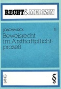 Bild: Beweisrecht im Arzthaftpflichtprozess - Peter Lang Verlag
