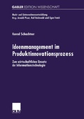 Bild: Ideenmanagement im Produktinnovationsprozess - Deutscher Universit&auml;tsverlag