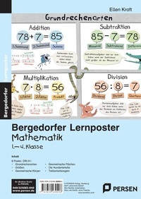 Abbildung von: Lernposter Mathematik 1.-4. Klasse - Persen Verlag in der AAP Lehrerwelt GmbH