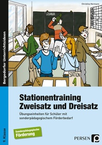 Abbildung von: Stationentraining Zweisatz und Dreisatz - Persen Verlag in der AAP Lehrerwelt GmbH