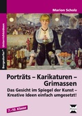 Cover: Portr&auml;ts - Karikaturen - Grimassen - Persen Verlag in der AAP Lehrerwelt GmbH