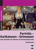 Cover: Portr&auml;ts - Karikaturen - Grimassen - Foliensatz - Persen Verlag in der AAP Lehrerwelt GmbH