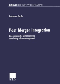 Enlarge image Cover: Post Merger Integration - Deutscher Universitätsverlag