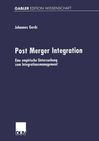 Abbildung von: Post Merger Integration - Deutscher Universitätsverlag