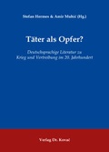 Cover: T&auml;ter als Opfer? - Kovac, Dr. Verlag