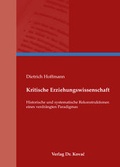 Cover: Kritische Erziehungswissenschaft - Kovac, Dr. Verlag