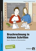 Cover: Bruchrechnung in kleinen Schritten 4 - Persen Verlag in der AAP Lehrerwelt GmbH