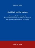 Cover: Gleichheit und Verwaltung - Kovac, Dr. Verlag