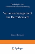 Cover: Variantenmanagement aus Betreibersicht - Deutscher Universit&auml;tsverlag