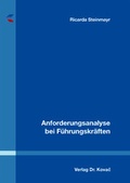 Cover: Anforderungsanalyse bei F&uuml;hrungskr&auml;ften - Kovac, Dr. Verlag